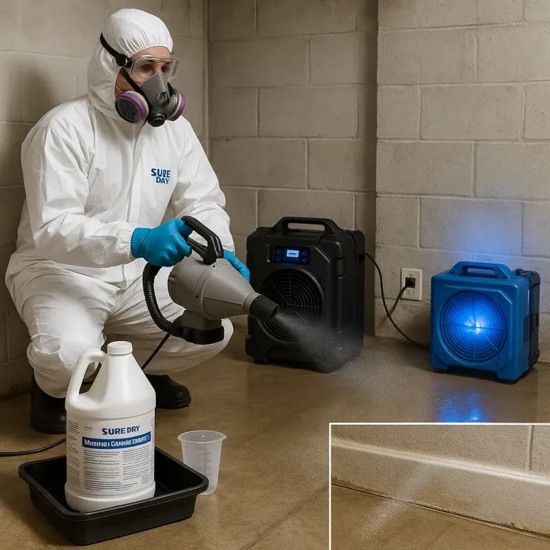 Sanitization and Odor Removal process in Shavano Park, TX
